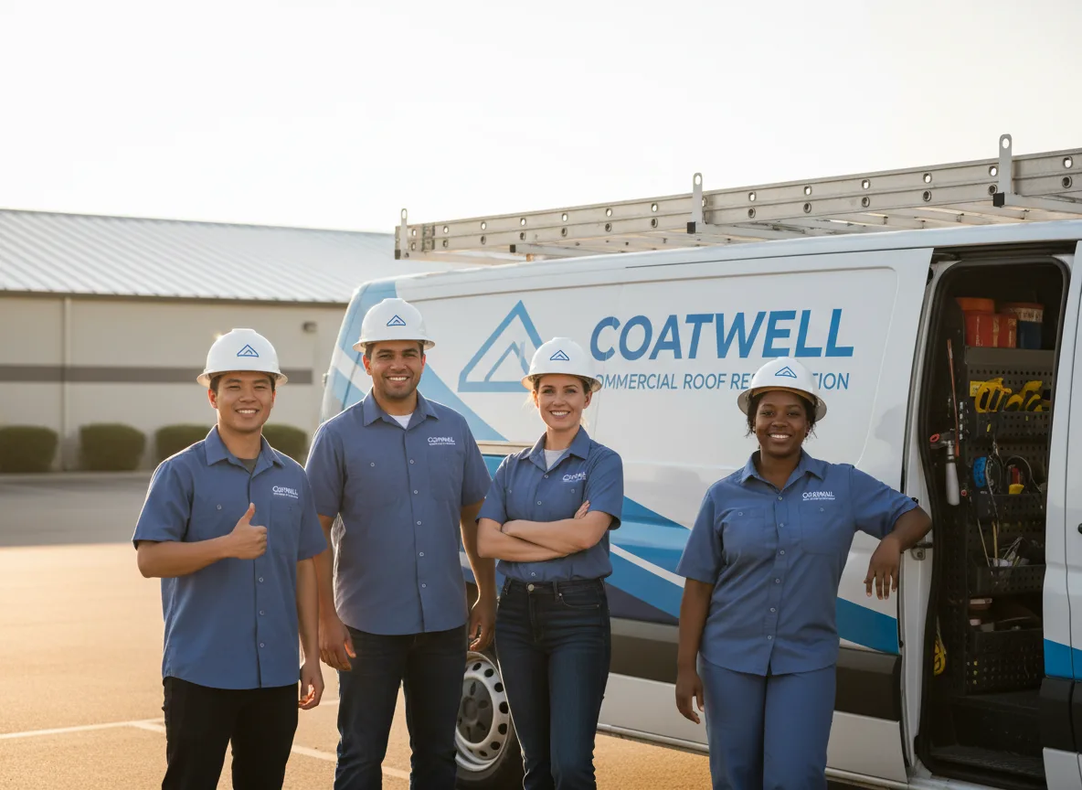 Commercial roof coating company in Roduco, NC